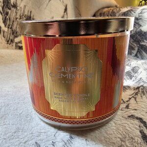 New! Bath and Body Works 3-wick candle, Calypso Clementine